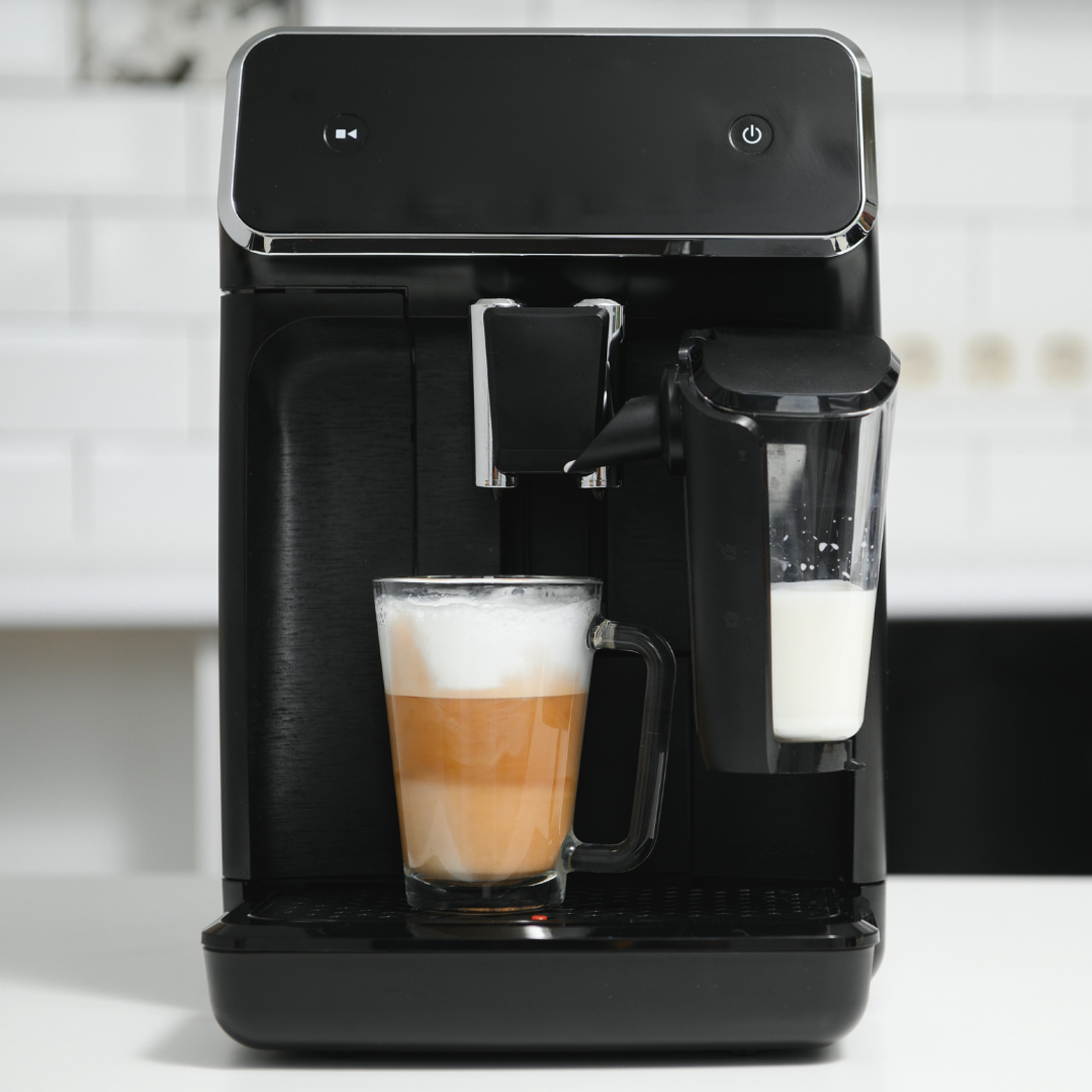 Máquina de café expresso para salão de beleza – Alugue com bebidas premium e suporte técnico