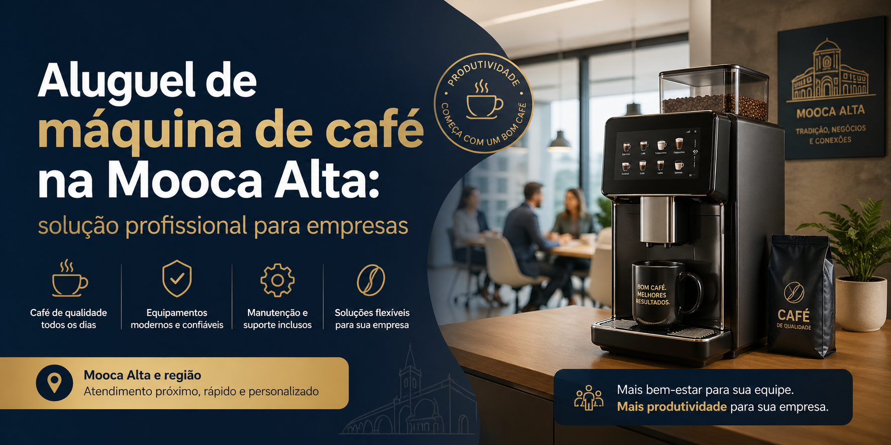 Aluguel de máquina de café na Mooca Alta